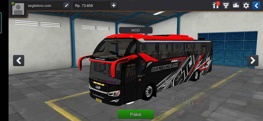 Download Mod Bussid Legacy SR2 Facelift Sudiro Tungga Jaya
