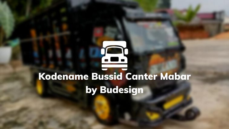 Kodename Bussid Canter Mabar by Budesign