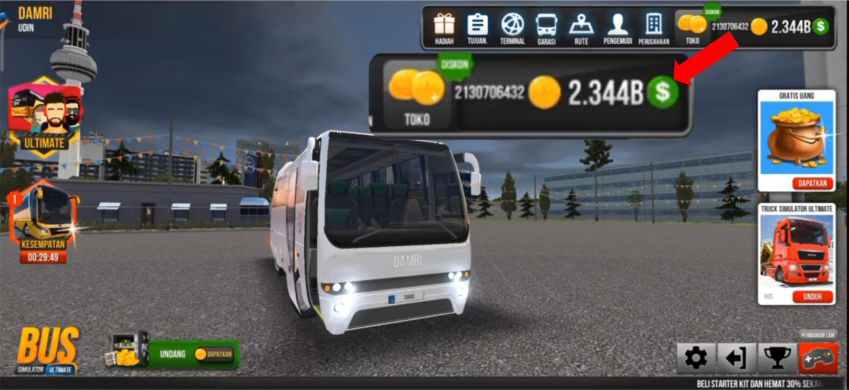 Download Bus Simulator Ultimate Mod Apk Fitur Unlimited Money