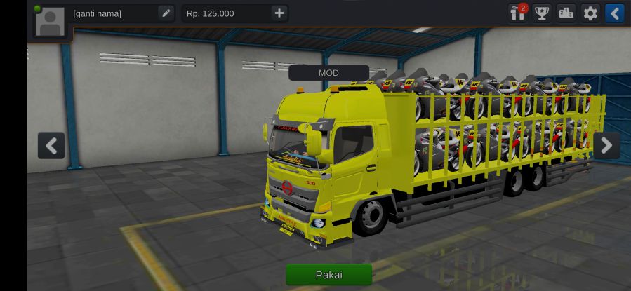 Mod Bussid Truck Hino Pengangkut Motor