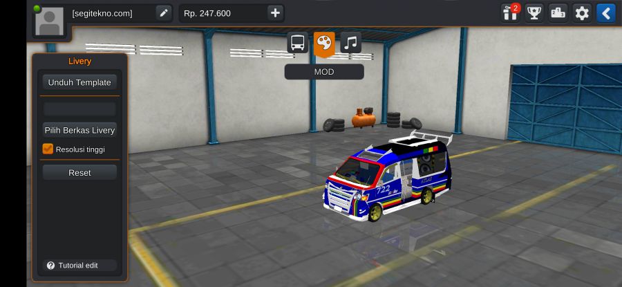 Mod Bussid Angkot Racing Drag Mobil Carry
