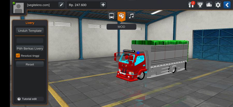 Mod Bussid Truck Sulawesi Dyna Kontes