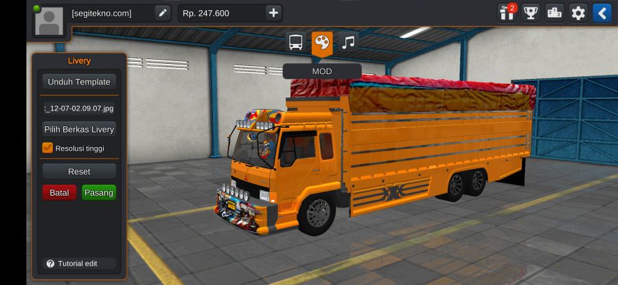 Mod Bussid Truck Sulawesi Fuso