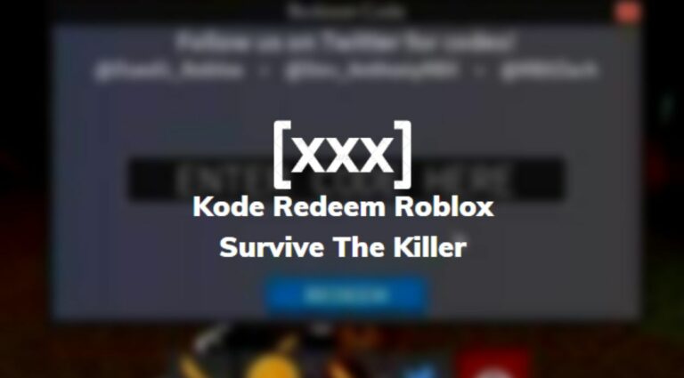 Kode Redeem Roblox Survive The Killer