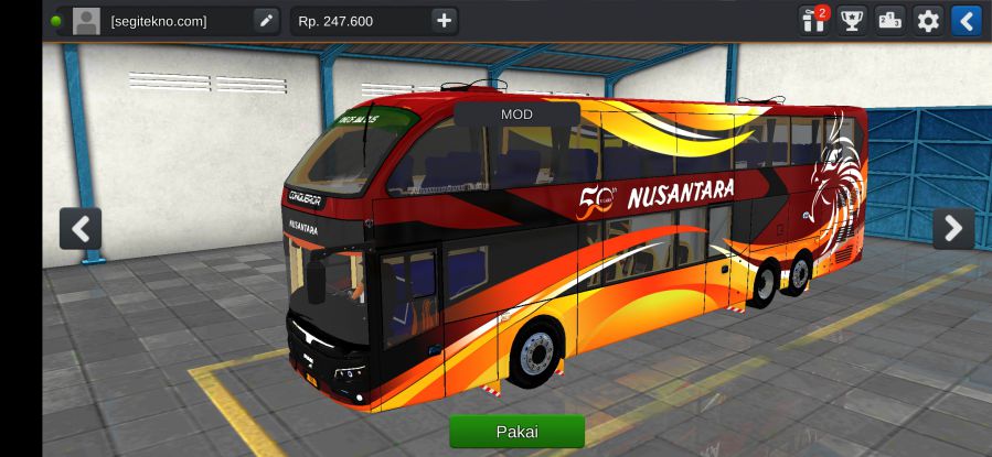 Download Mod Bussid Nusantara Conqueror MAN R34