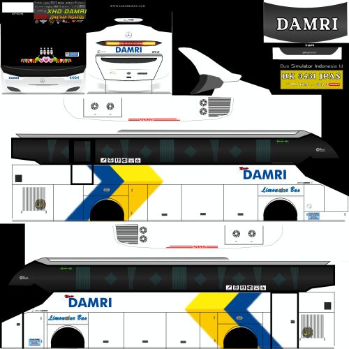 Download Livery Bussid Damri XHD