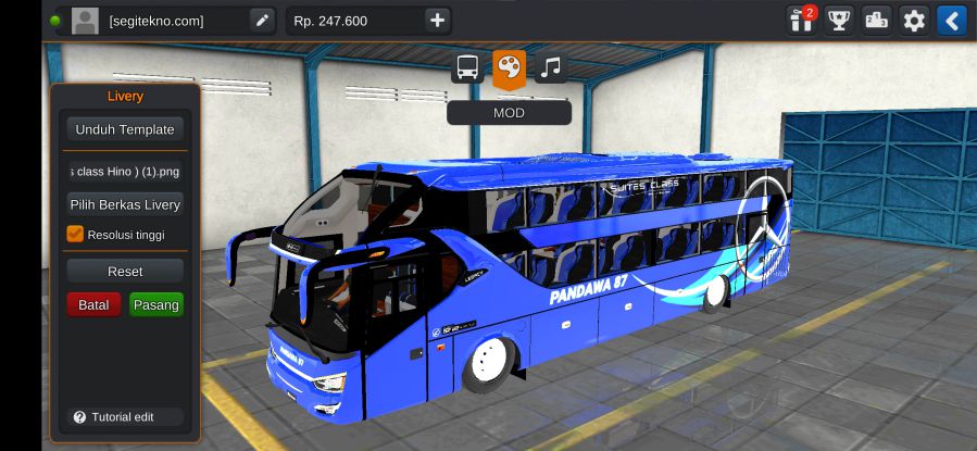 Download Mod Bussid Legacy Suite Class Pandawa 87