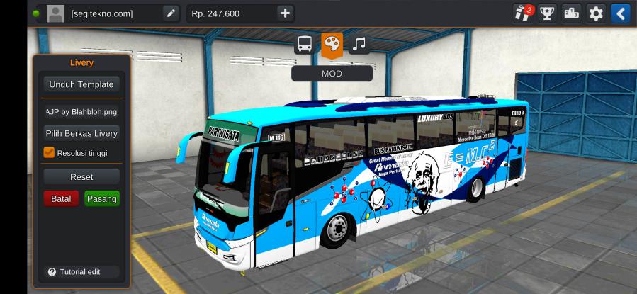 Koleksi Mod Bussid Armada Jaya Perkasa Scorpion X