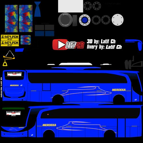 Download Livery & Mod Bussid Merdeka Marcopolo