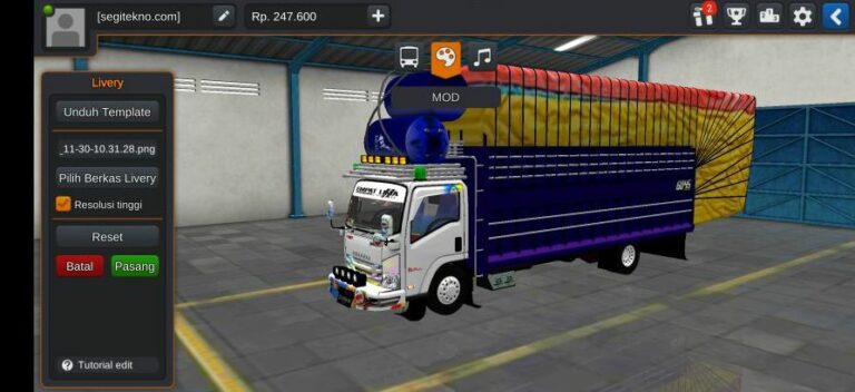 Mod Bussid Truck Sulawesi Isuzu