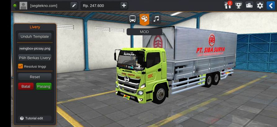 download mod bussid truck